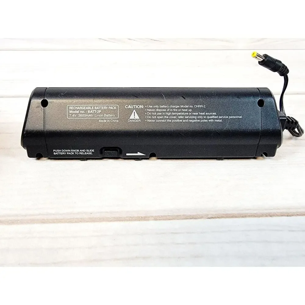 CHRR-2 Battery Charger BATT-2P Rechargeable Battery Pack No AC Adapter UNTESTED